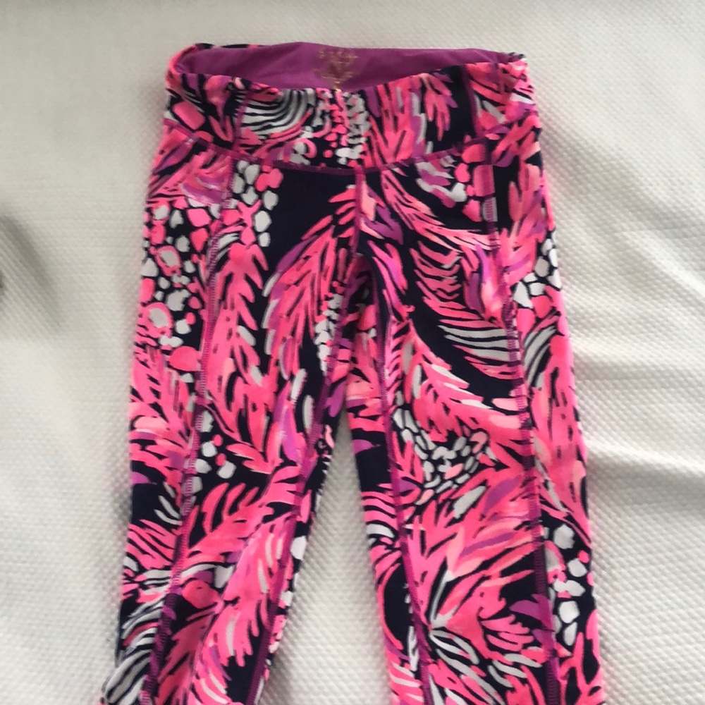 Pink and Navy Lily Pulitzer athletic pants